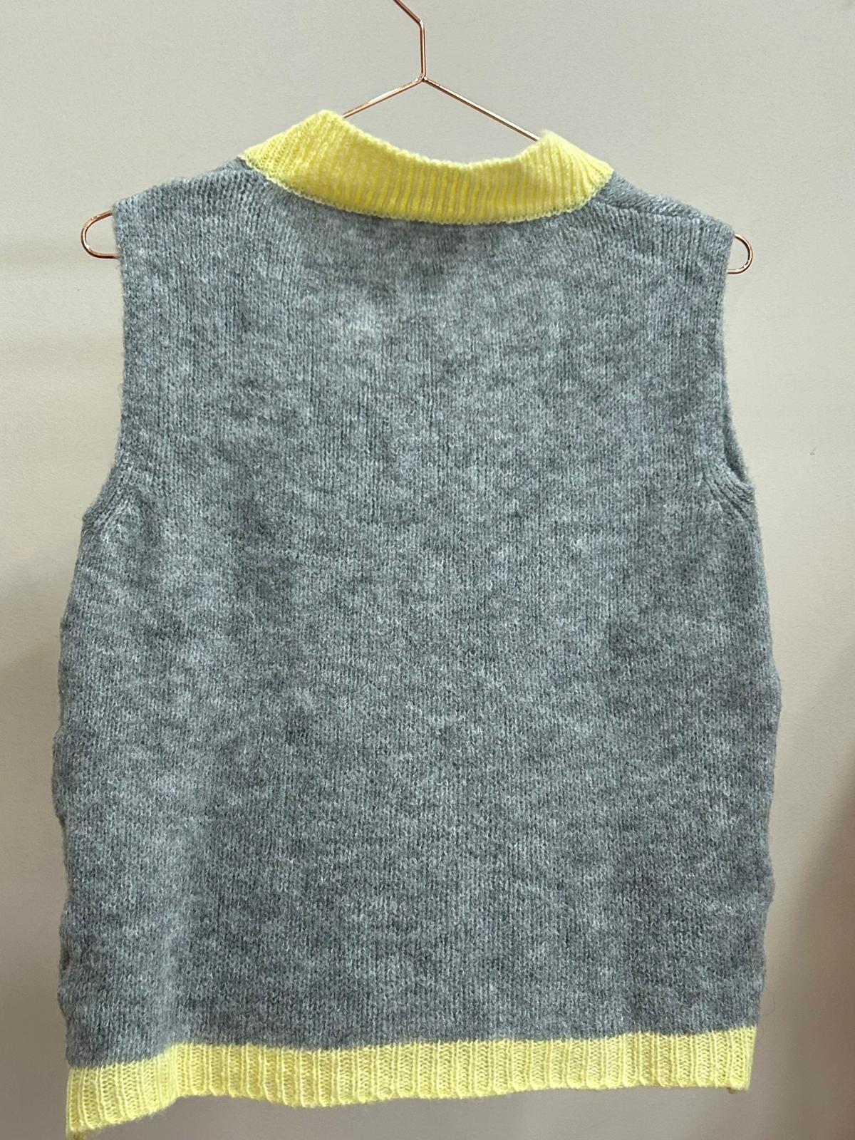 V-Neck Sleeveless Knit