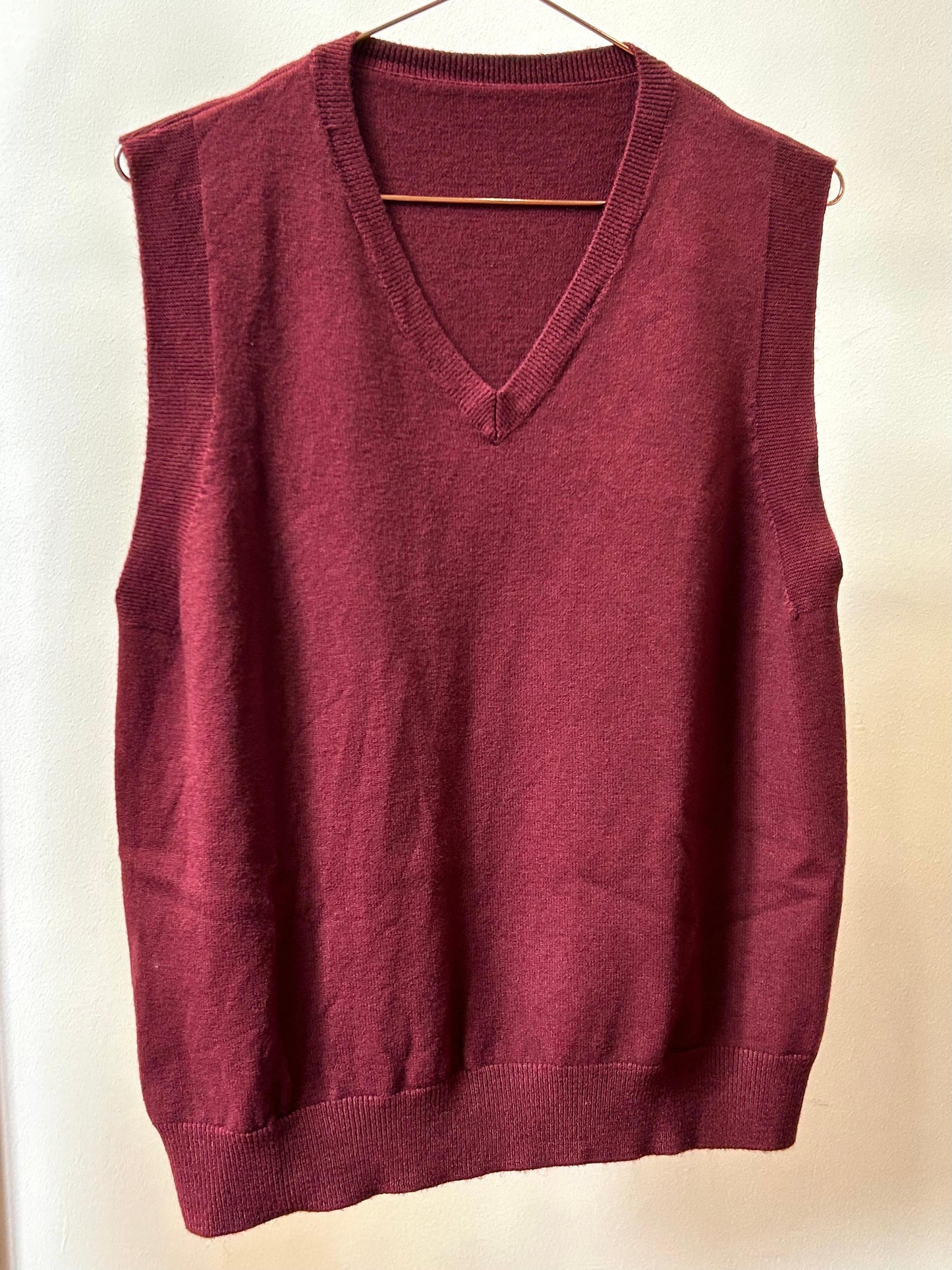 V-Neck Knit Vest