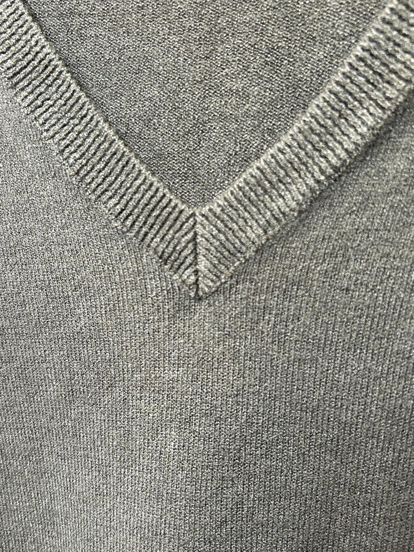 V-Neck Knit Vest