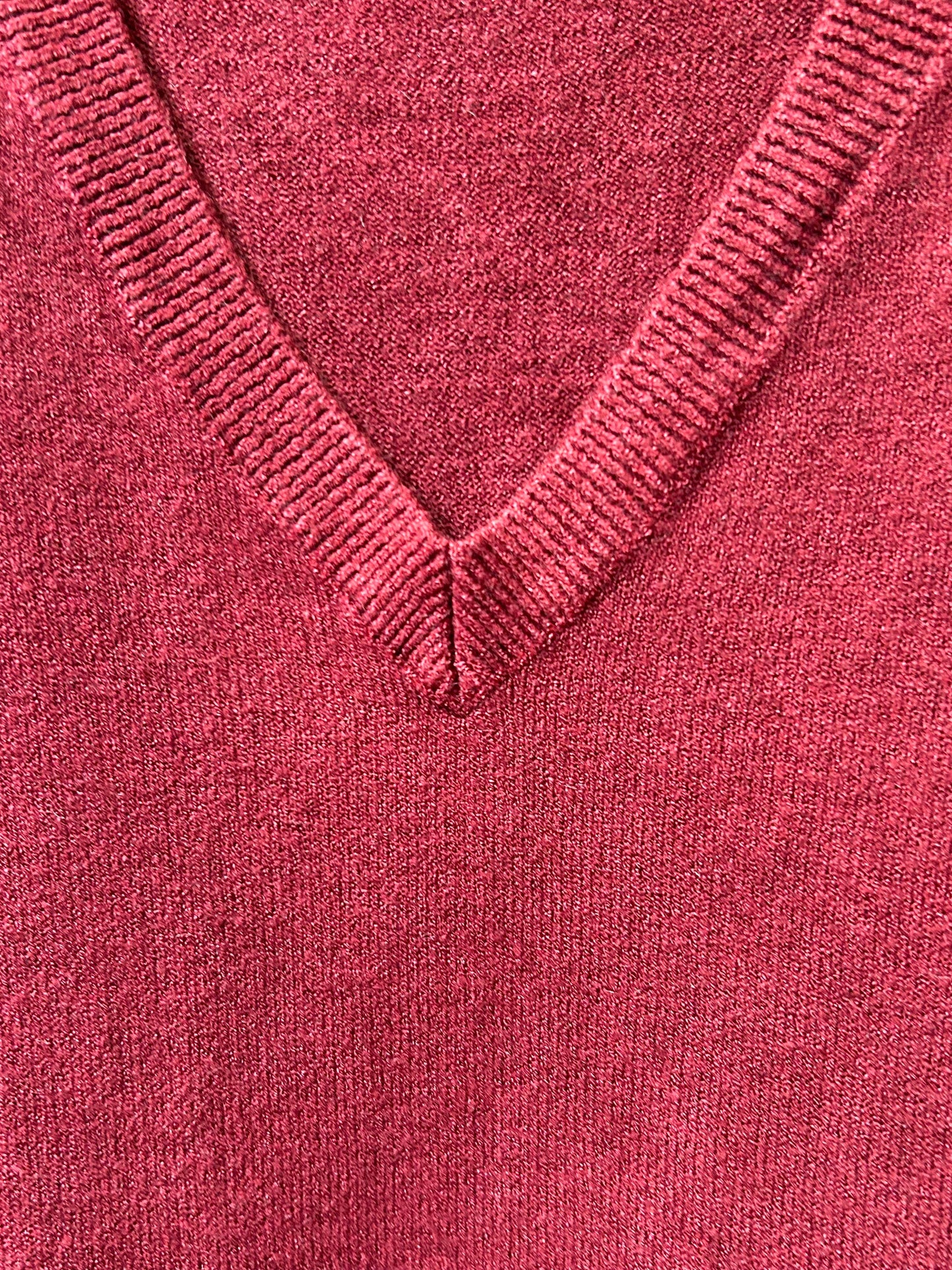 V-Neck Knit Vest