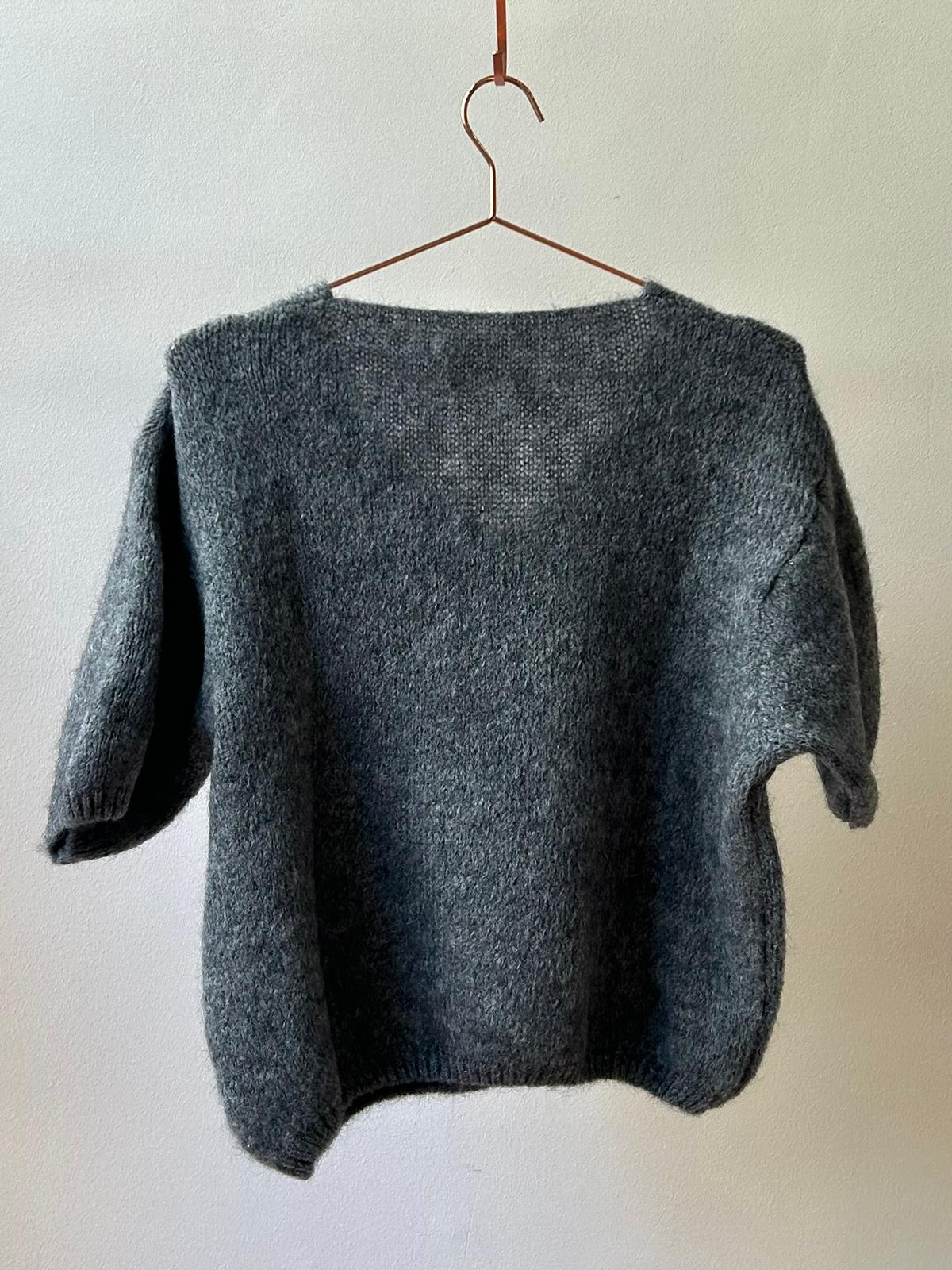 V-Neck Mohair Blend Sweater