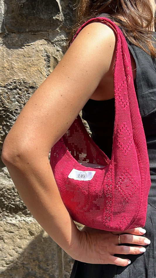 Burgundy Shoulder Bag