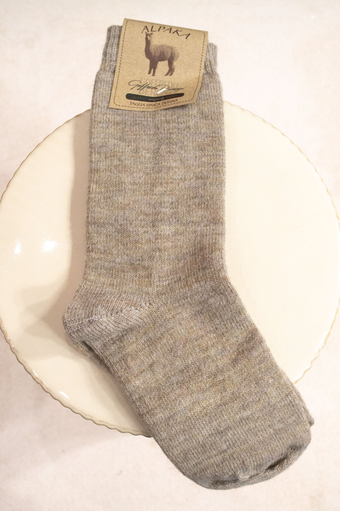 Long wool winter socks