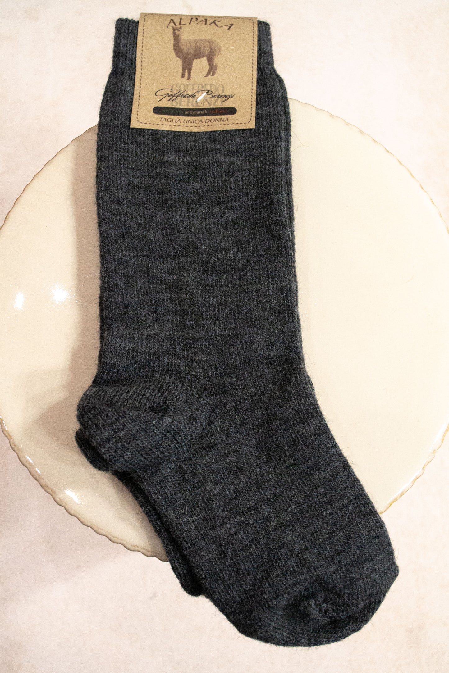 Long wool winter socks