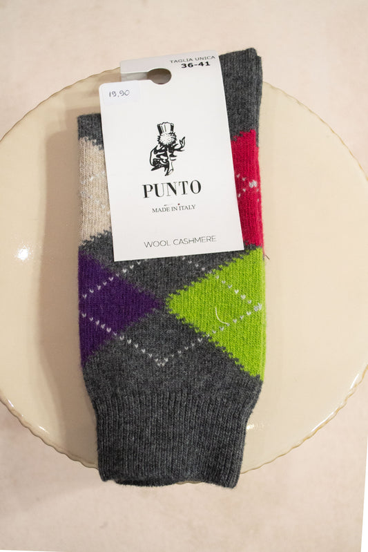 Printed Wool Winter Socks