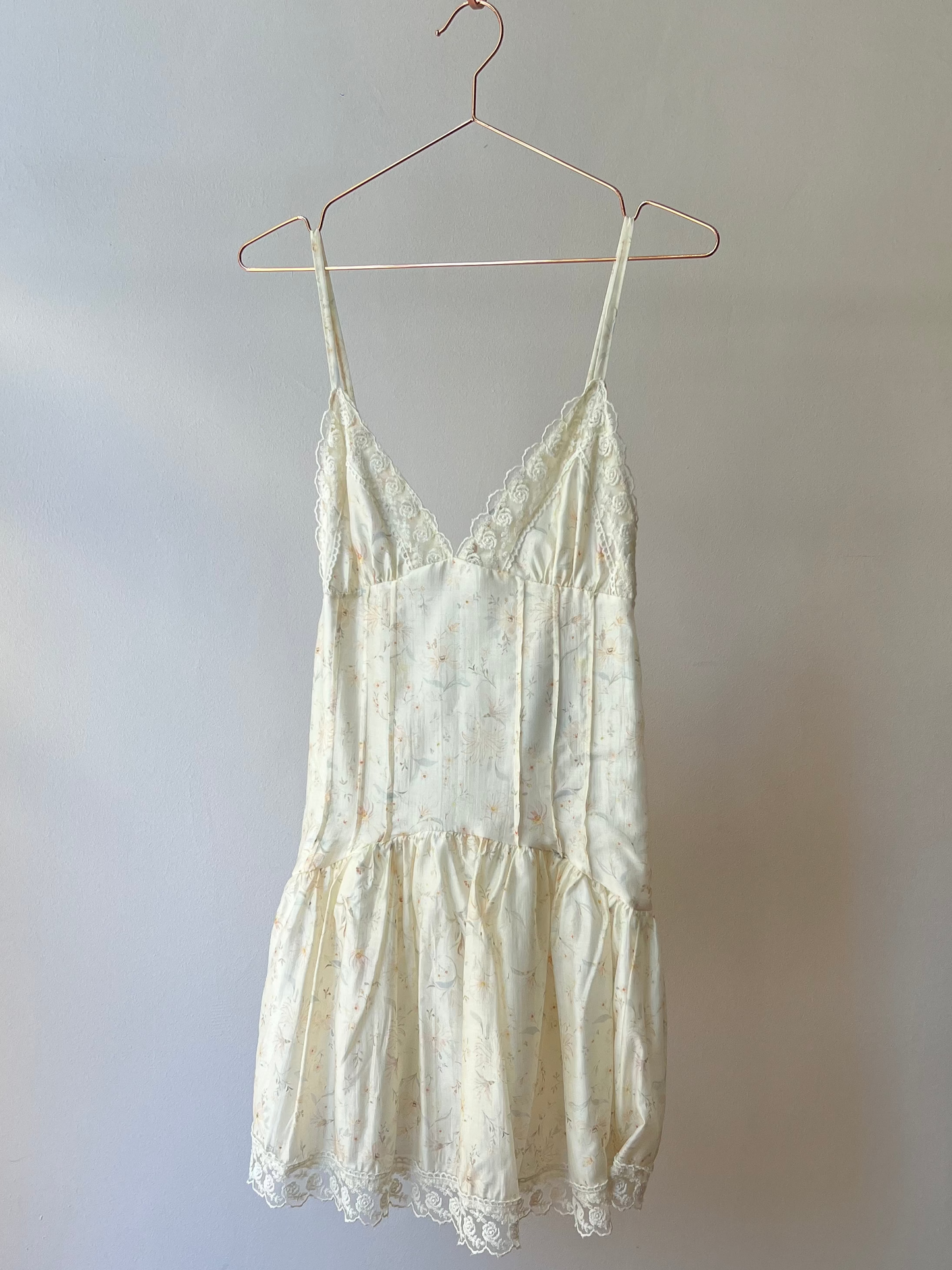 Floral Lace Mini Dress