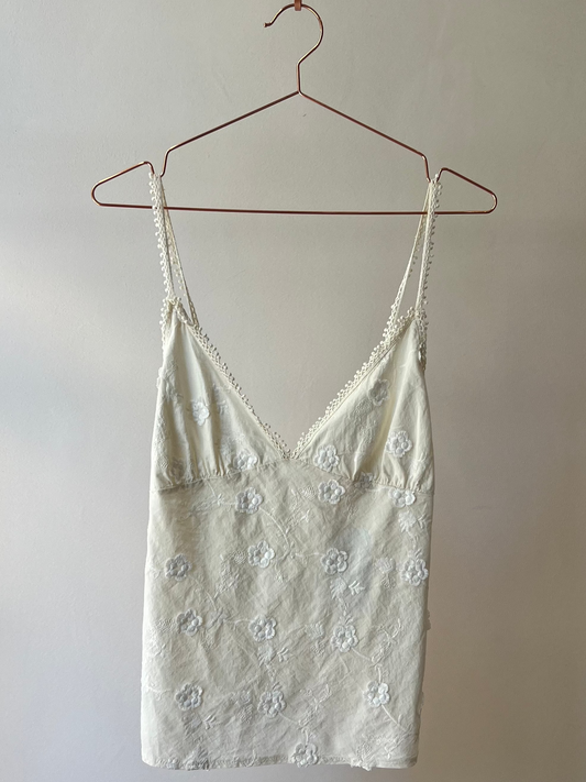 Embroidered Lace Cami