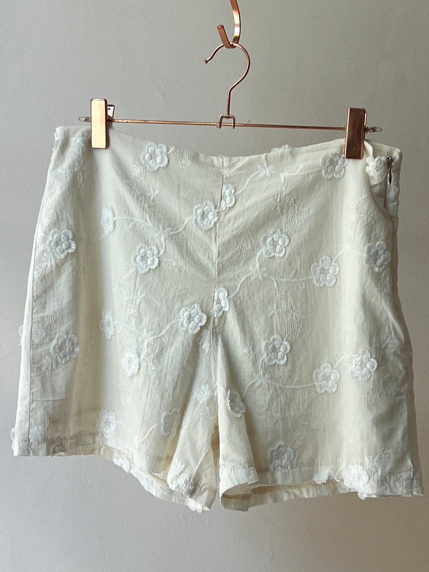 Embroidered Lace Shorts