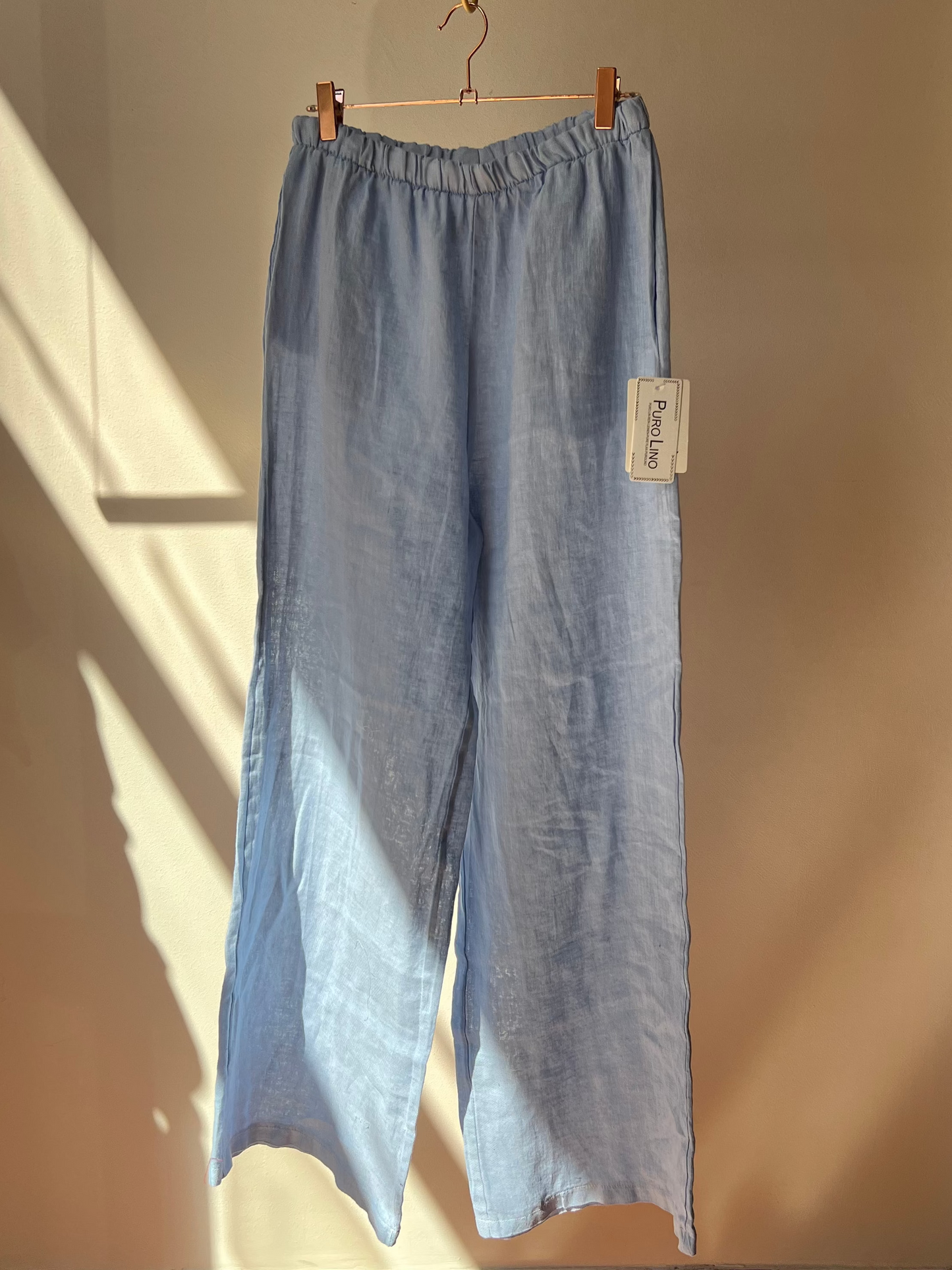 Wide-Leg Linen Pants
