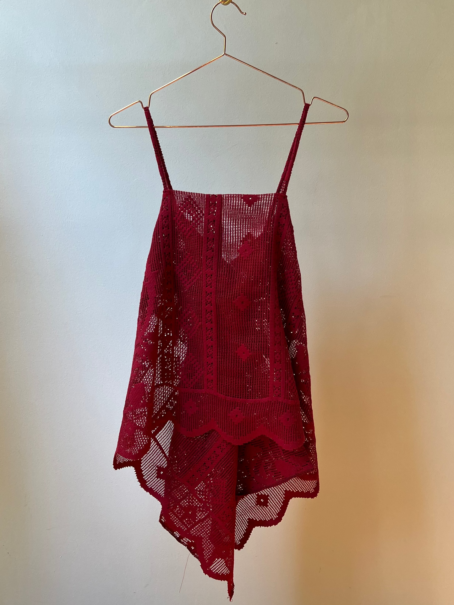Noor Crochet Tiered Camisole