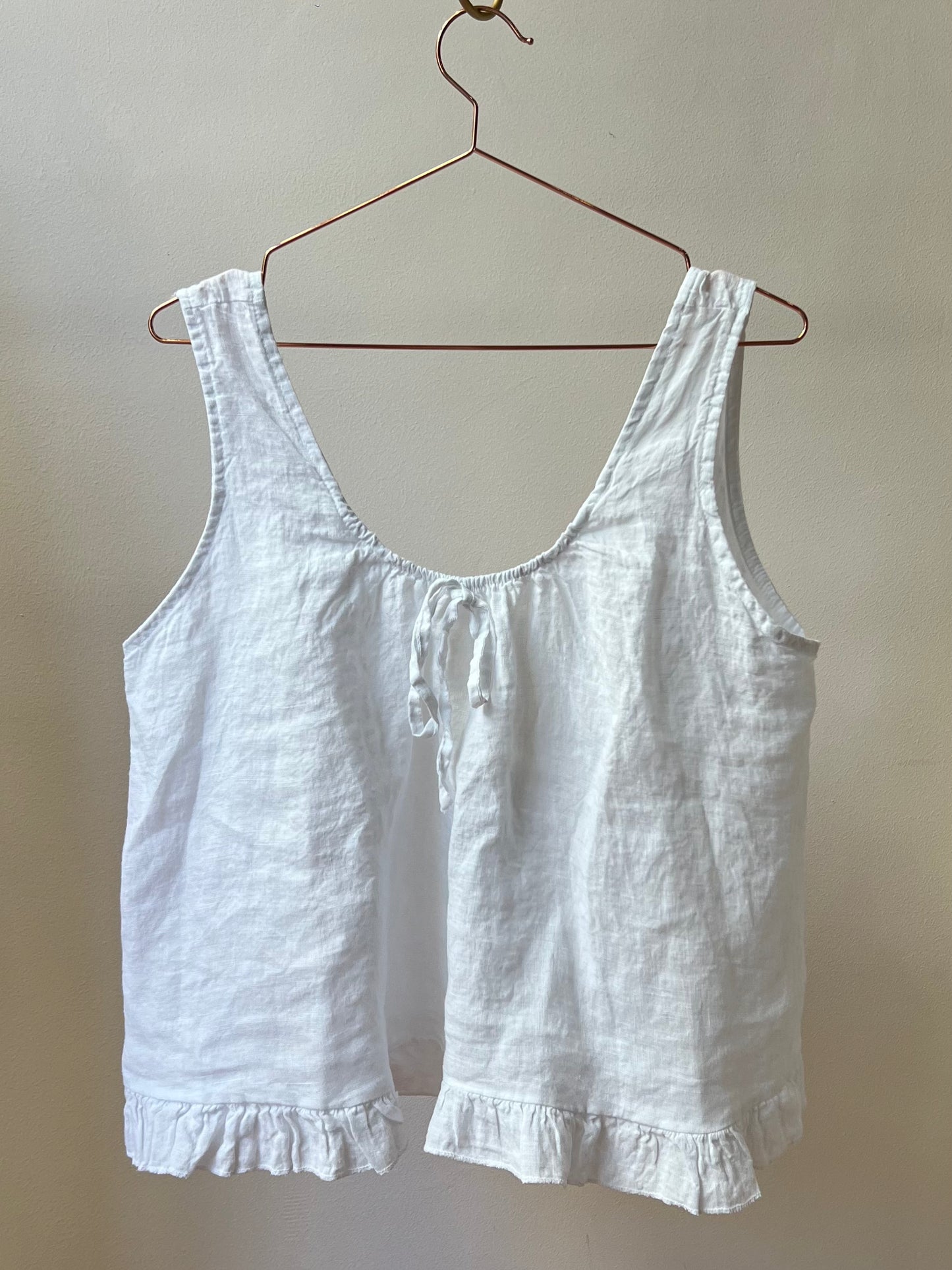 Linen Button-Down Cami
