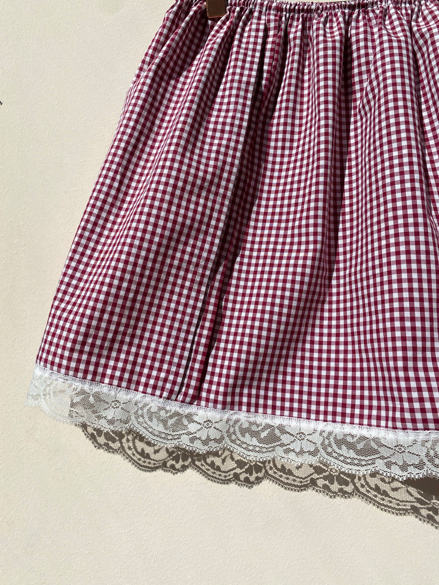 Handmade Spring Skirt Red