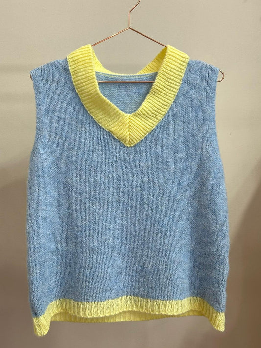 V-Neck Sleeveless Knit