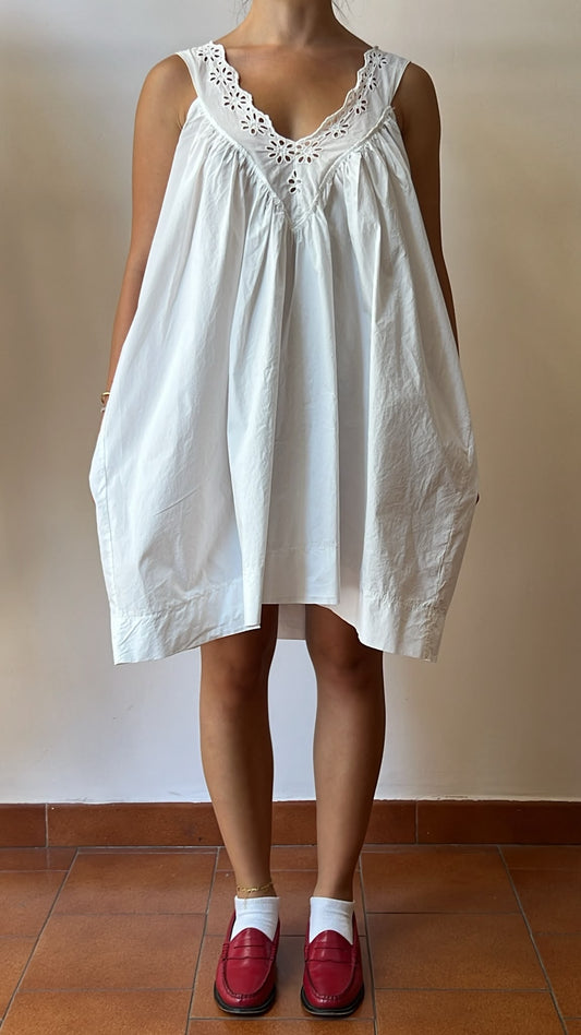 Babydoll-Style Summer Cotton Dress